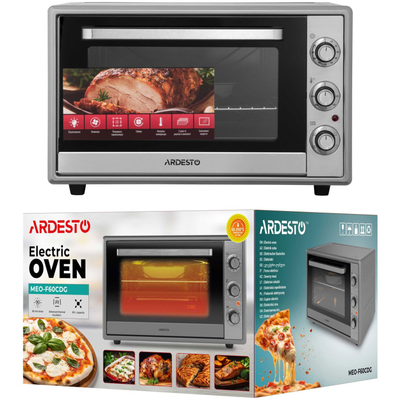 Настільна духовка ARDESTO MEO-F60CDG