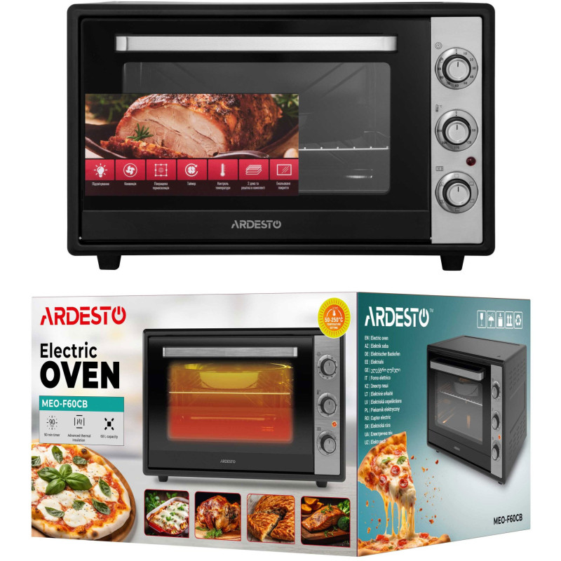 Настільна духовка ARDESTO MEO-F60CB