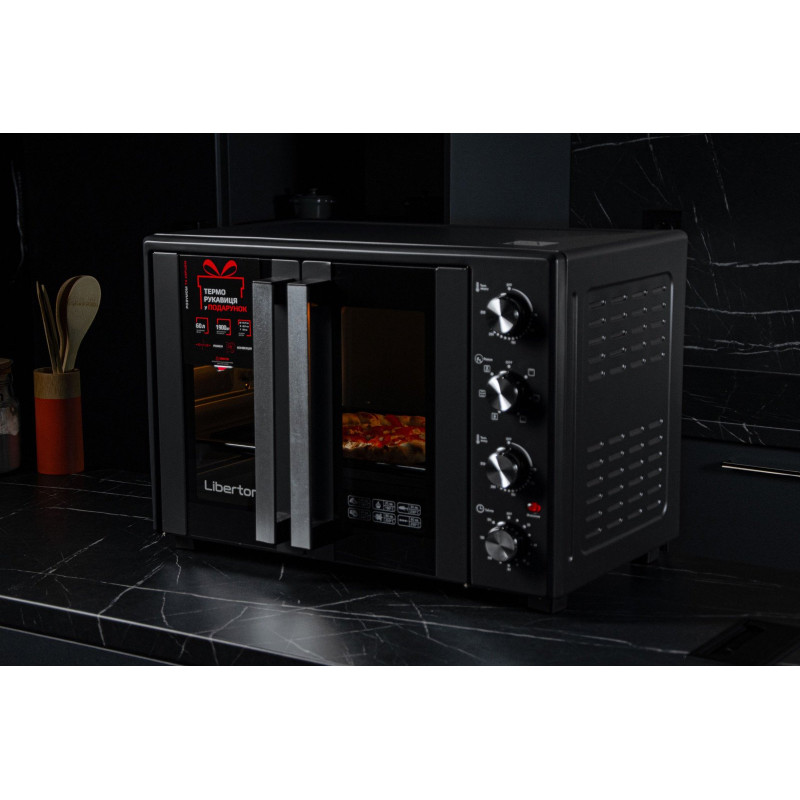 Настільна духовка LIBERTON LEO-600 Black