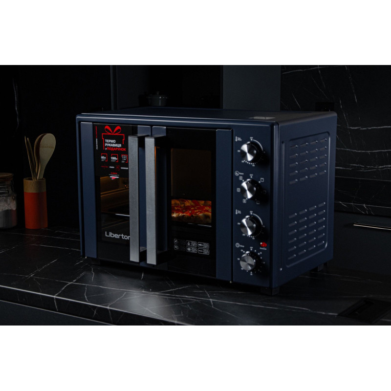 Настільна духовка LIBERTON LEO-600 Dark Blue