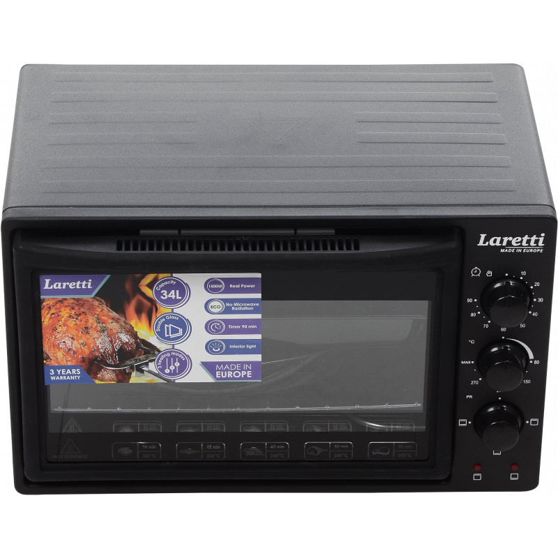 Настільна духовка Laretti LR-EC3403 Black