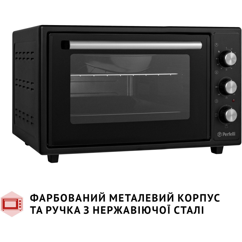 Настільна духовка Perfelli CLASSIC 37 BLACK