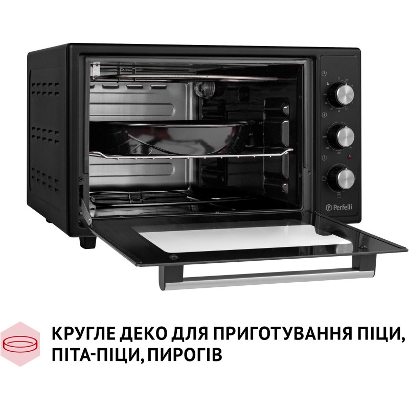 Настільна духовка Perfelli CLASSIC 37 BLACK