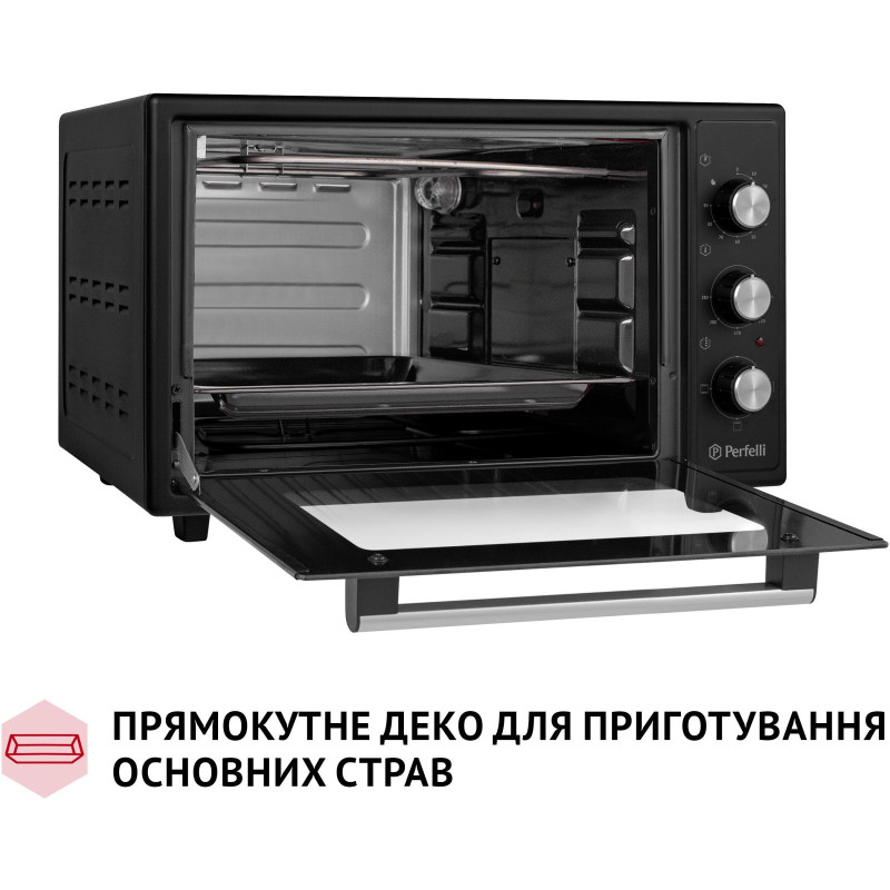 Настільна духовка Perfelli CLASSIC 37 BLACK