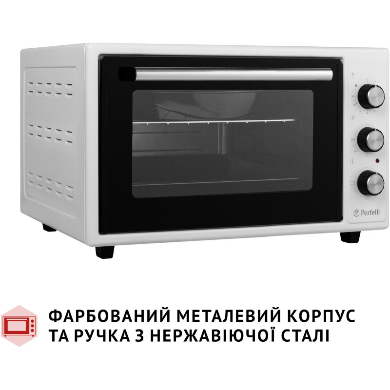 Настільна духовка Perfelli CLASSIC 37 WHITE