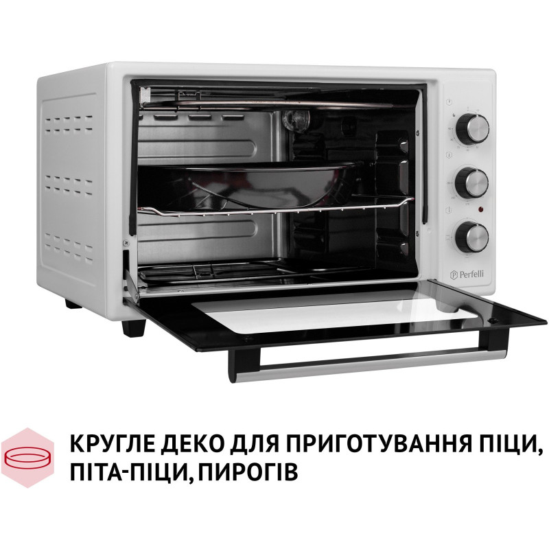 Настільна духовка Perfelli CLASSIC 37 WHITE