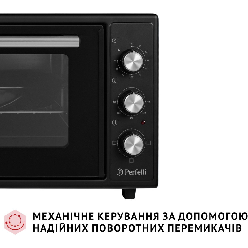 Настільна духовка Perfelli CLASSIC 48 BLACK