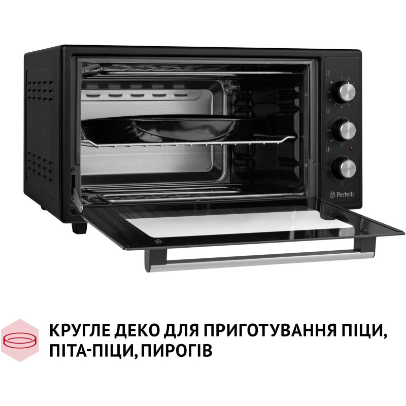 Настільна духовка Perfelli CLASSIC 48 BLACK