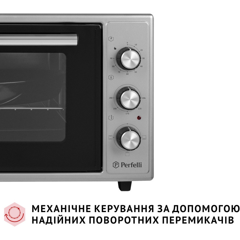Настільна духовка Perfelli CLASSIC 48 GREY