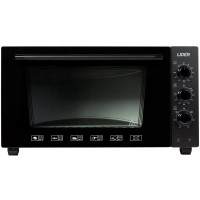 Настільна духовка LIDER 4223 LUX BLACK-RED