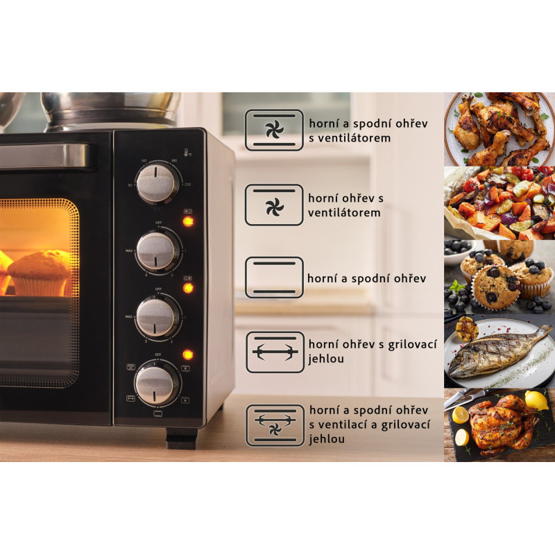 Настільна духовка Sencor SEO 3500BK