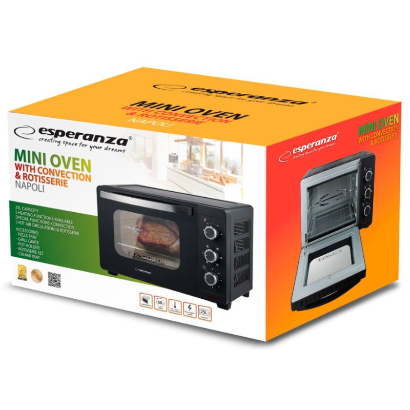 Настільна духовка ESPERANZA Mini Oven EKO006N