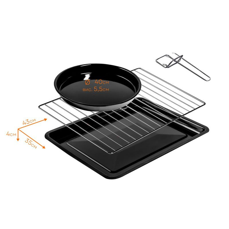 Настільні духовки LIBERTON LEO-650 Red