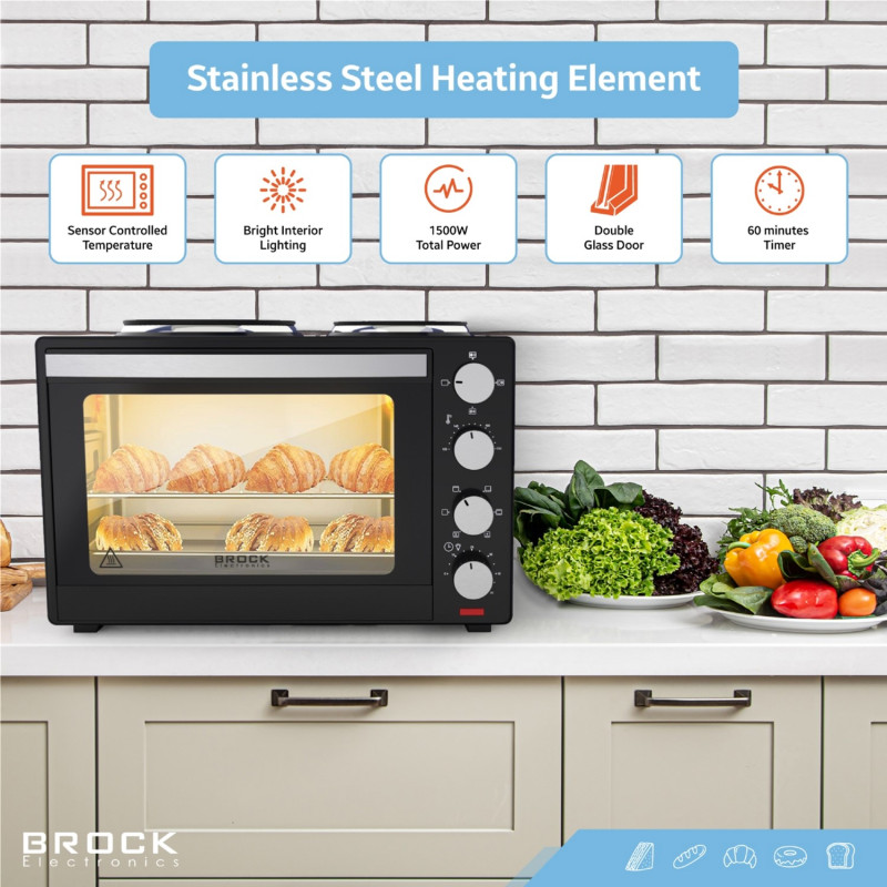 Настільна духовка BROCK TO 3002 B