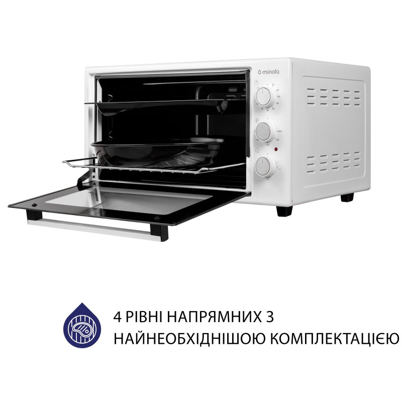 Настільна духовка Minola FOE 3714 WH