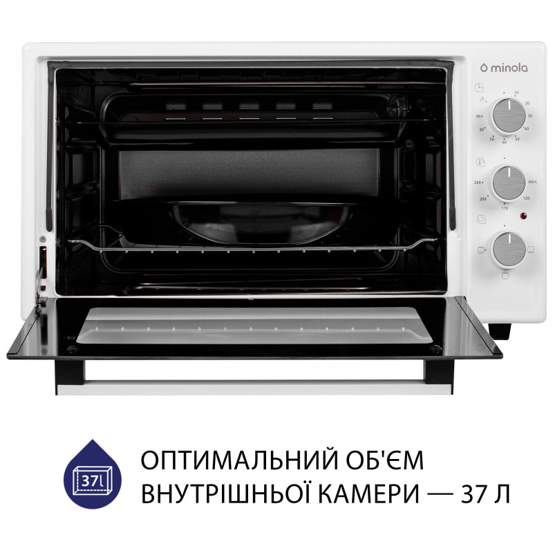 Настільна духовка Minola FOE 3714 WH