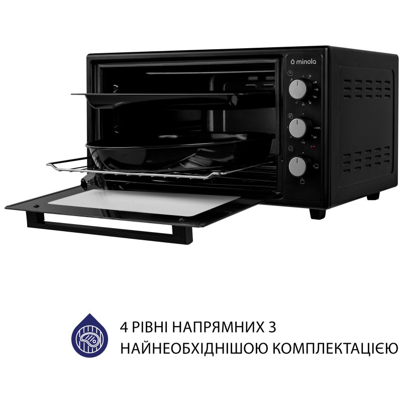 Настільна духовка Minola FOE 4815 BL