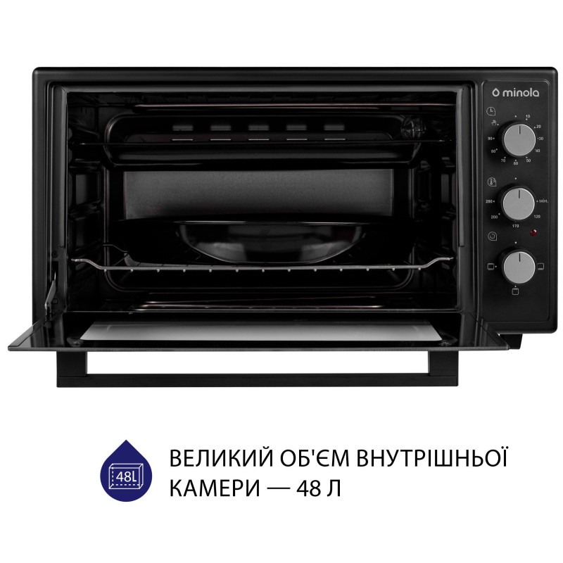 Настільна духовка Minola FOE 4815 BL