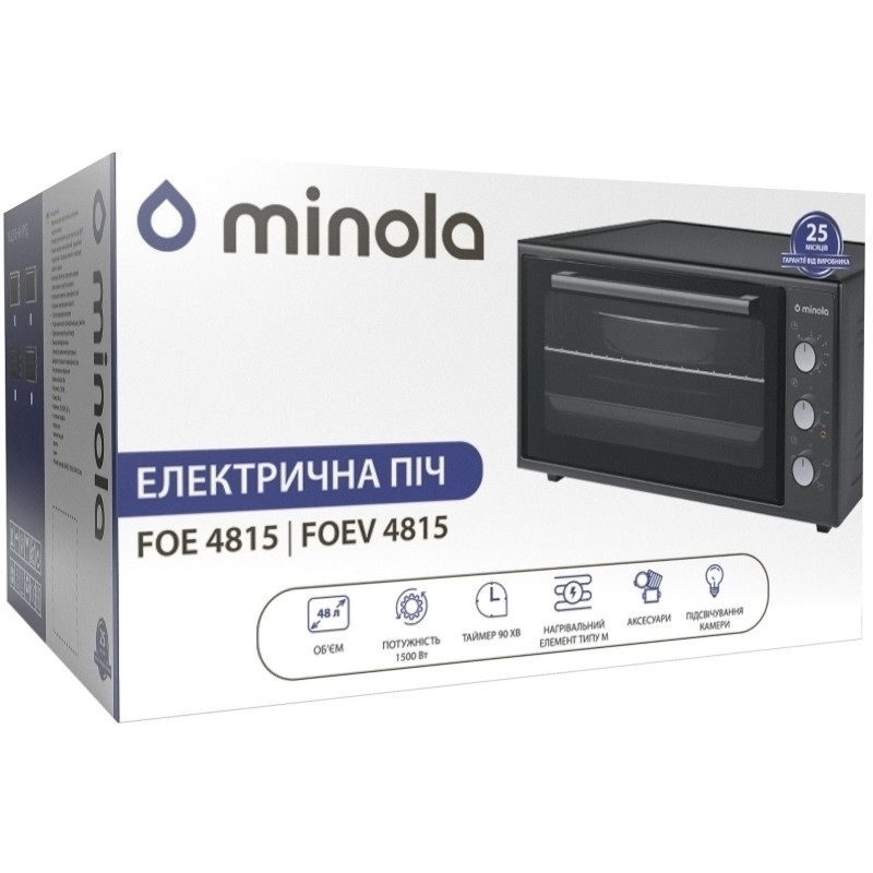 Настільна духовка Minola FOE 4815 BL