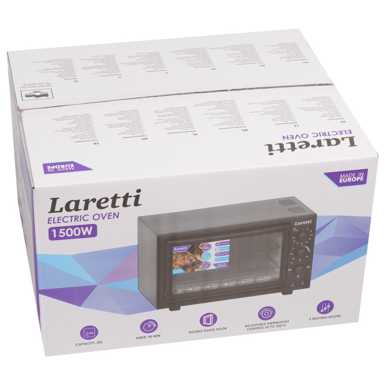 Настільна духовка Laretti LR-EC3803 Black