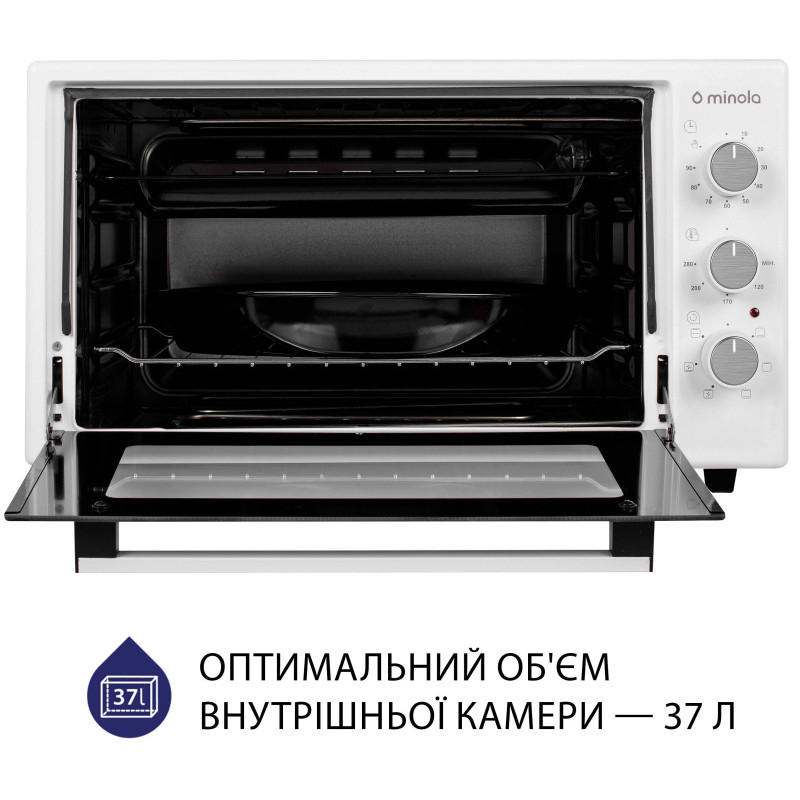 Настільна духовка Minola FOET 3714 WH