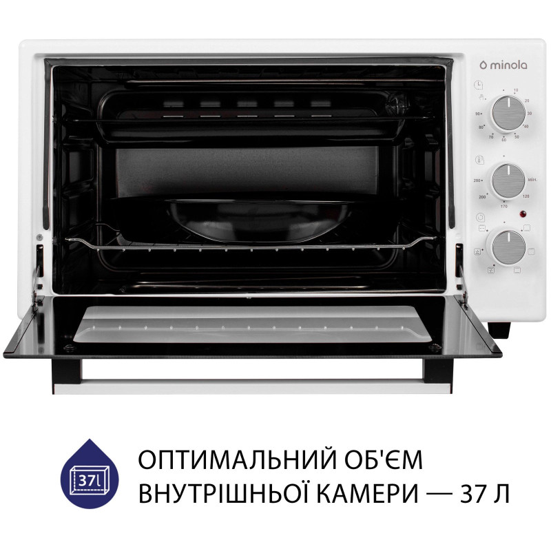 Настільна духовка Minola FOET 3714 WH