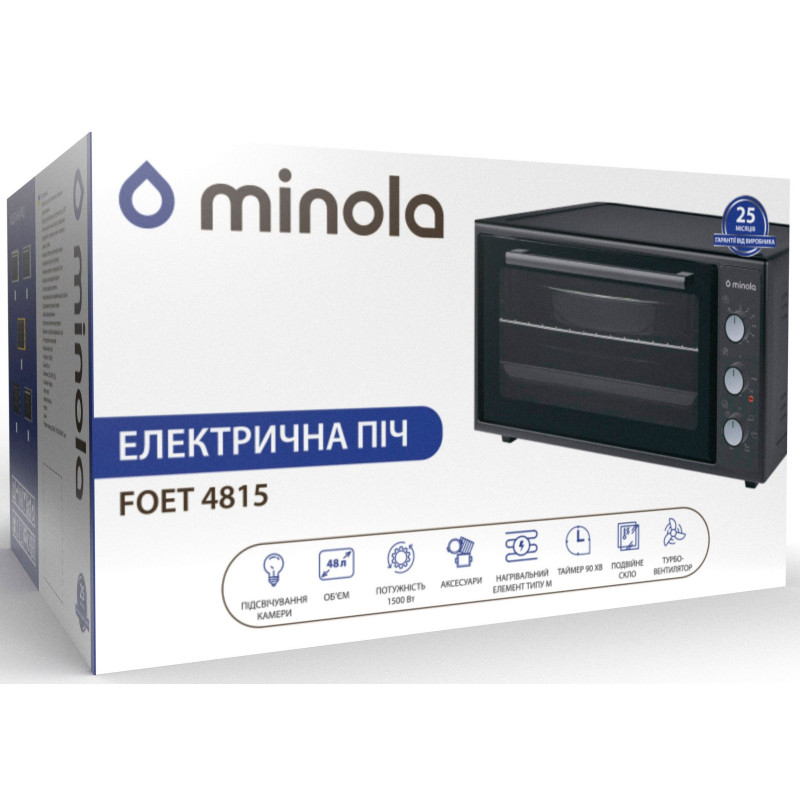 Настільна духовка Minola FOET 4815 GR