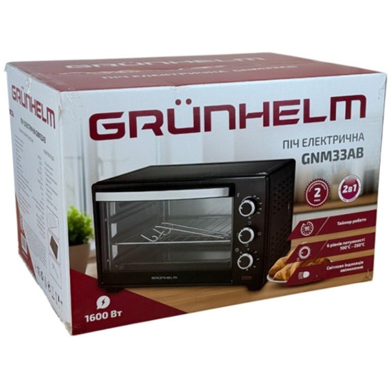 Настільна духовка GRUNHELM GNM33AB