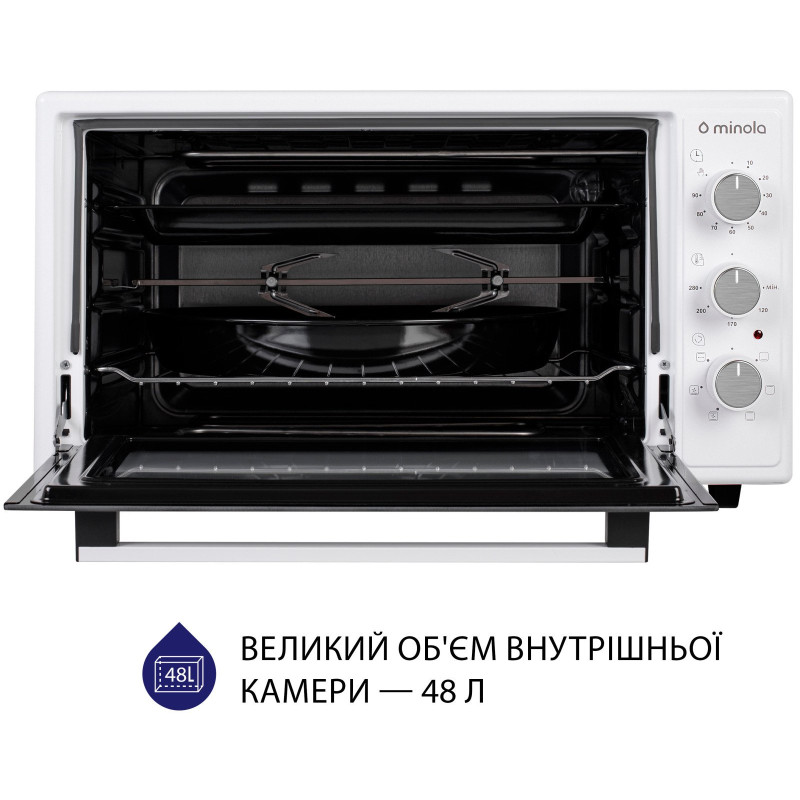 Настільна духовка Minola FOET 4815 WH