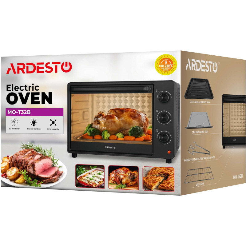 Настільна духовка Ardesto MO-T32B