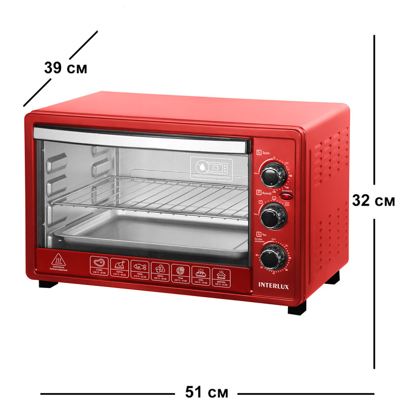 Настільна духовка Interlux ILEO 0038 R
