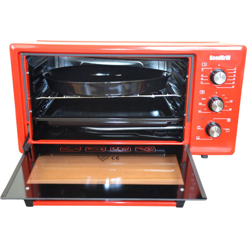 Духовка настольная GoodGrill GR-5001R 50л Red