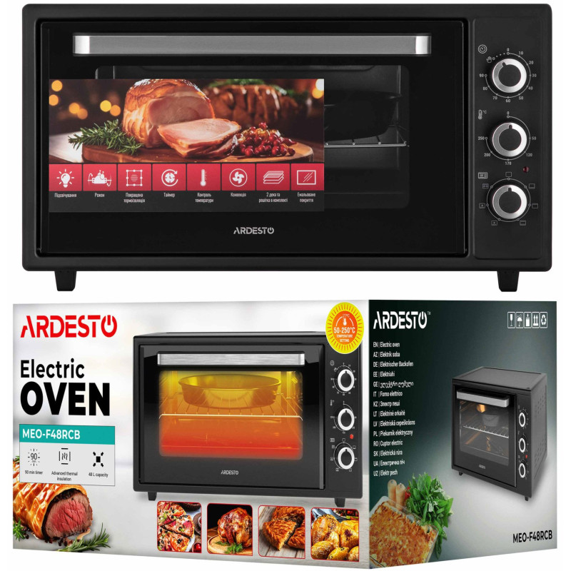 Настільна духовка ARDESTO MEO-F48RCB