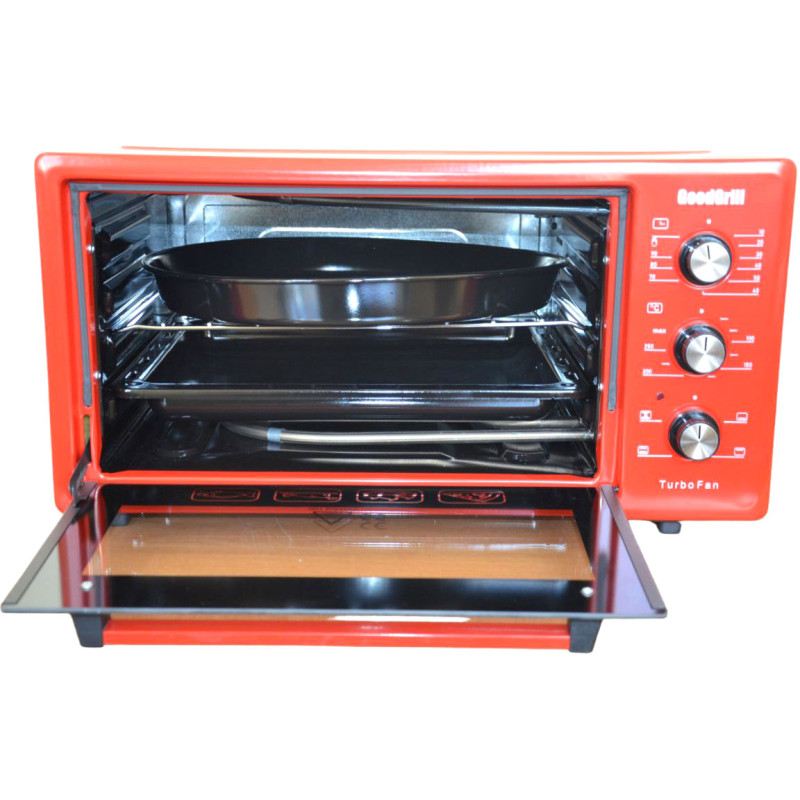 Духовка настольная GoodGrill GR-5001TR_R 50л Red