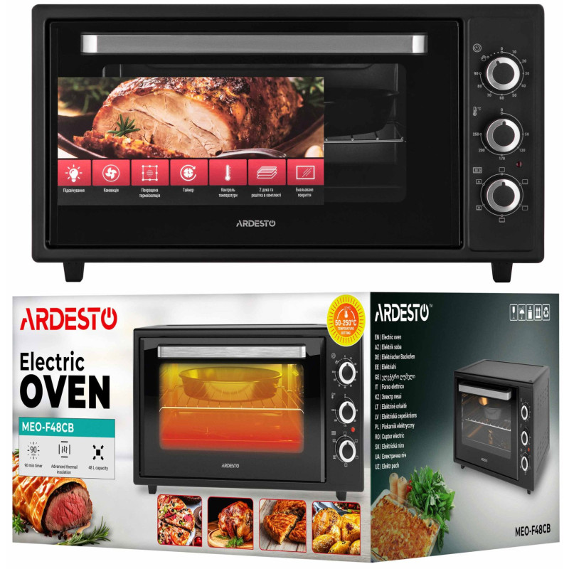 Настільна духовка ARDESTO MEO-F48CB