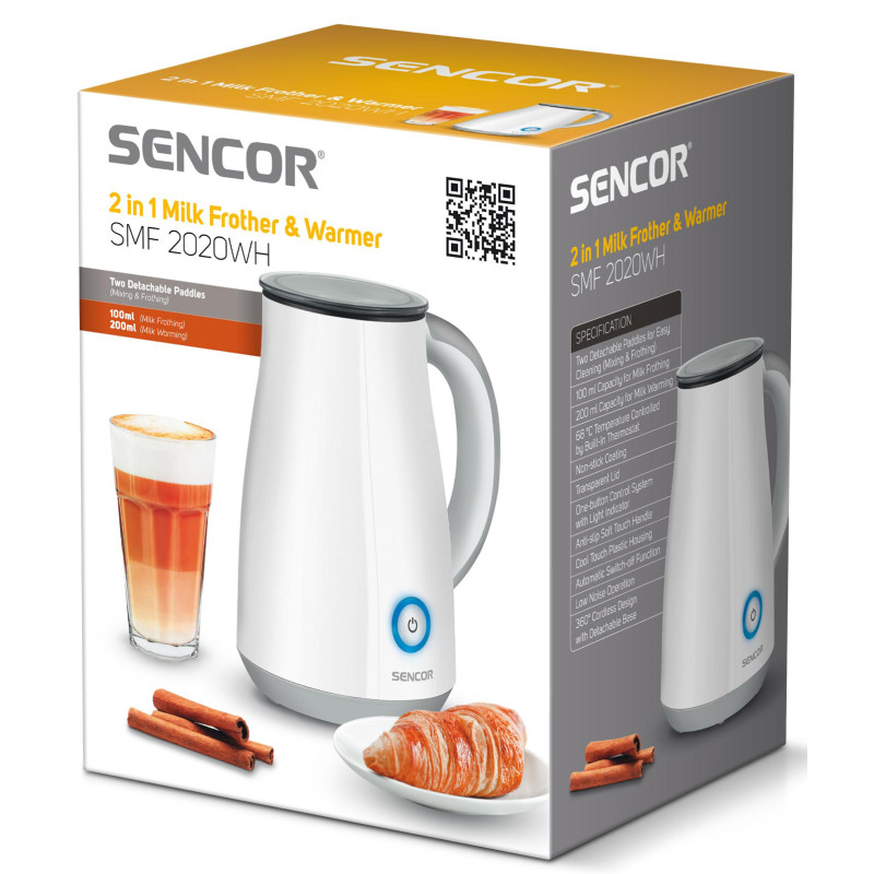 Вспениватель молока Sencor SMF 2020WH
