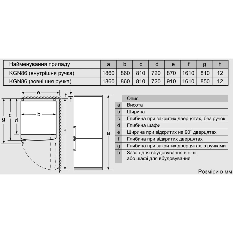 Холодильник Bosch KGN86AID2N
