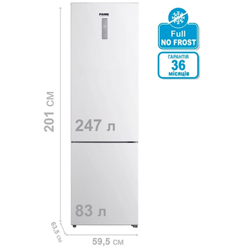  Холодильник PRIME Technics RFN 2018 ED