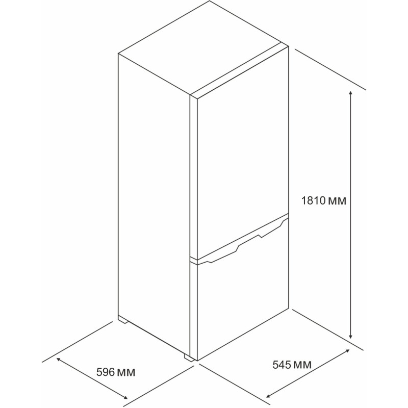 Холодильник ELEYUS HRNW2180E55 SV