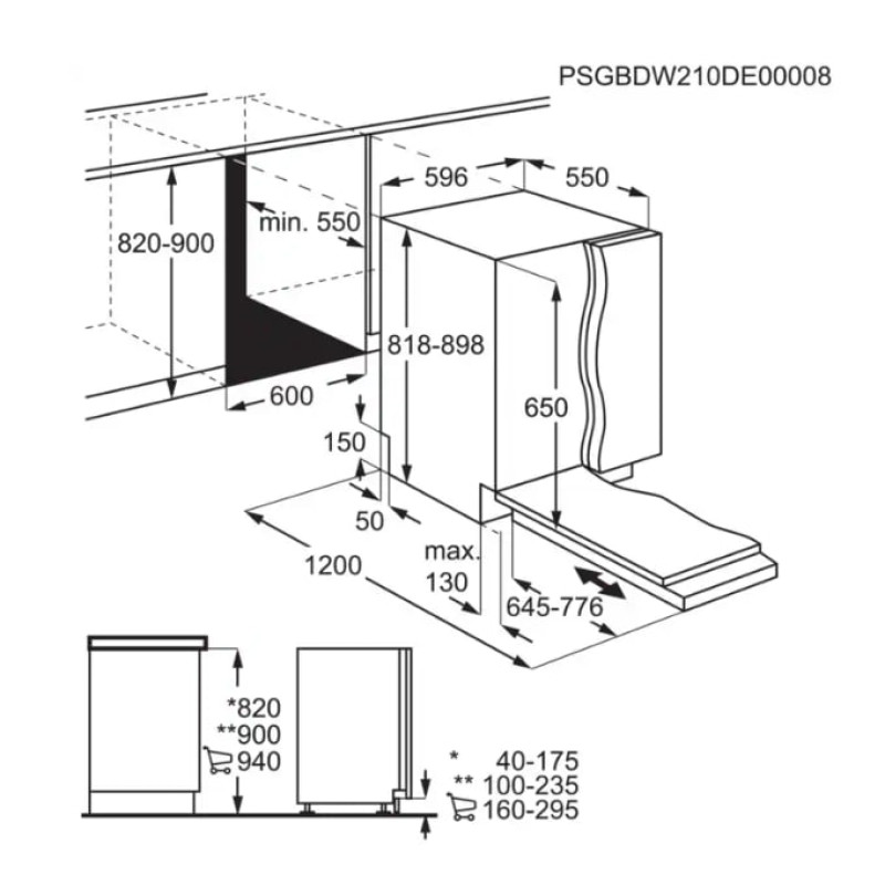 Посудомийна машина AEG FSB5360CZ