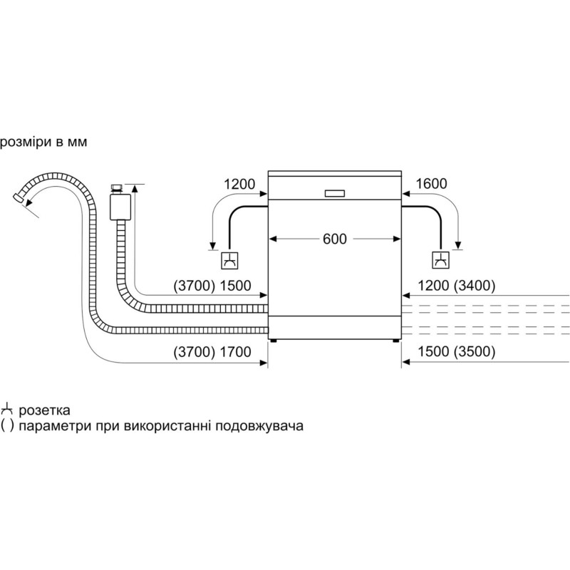 Посудомийна машина Siemens SN63HX16CE
