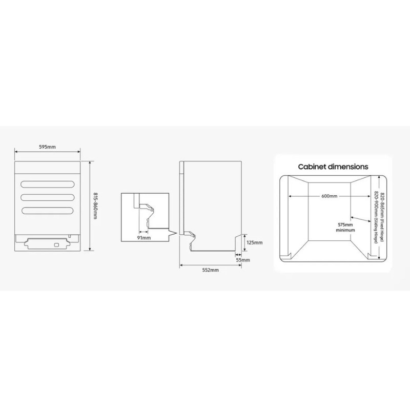 Посудомийна машина Samsung DW60DG790I00U1