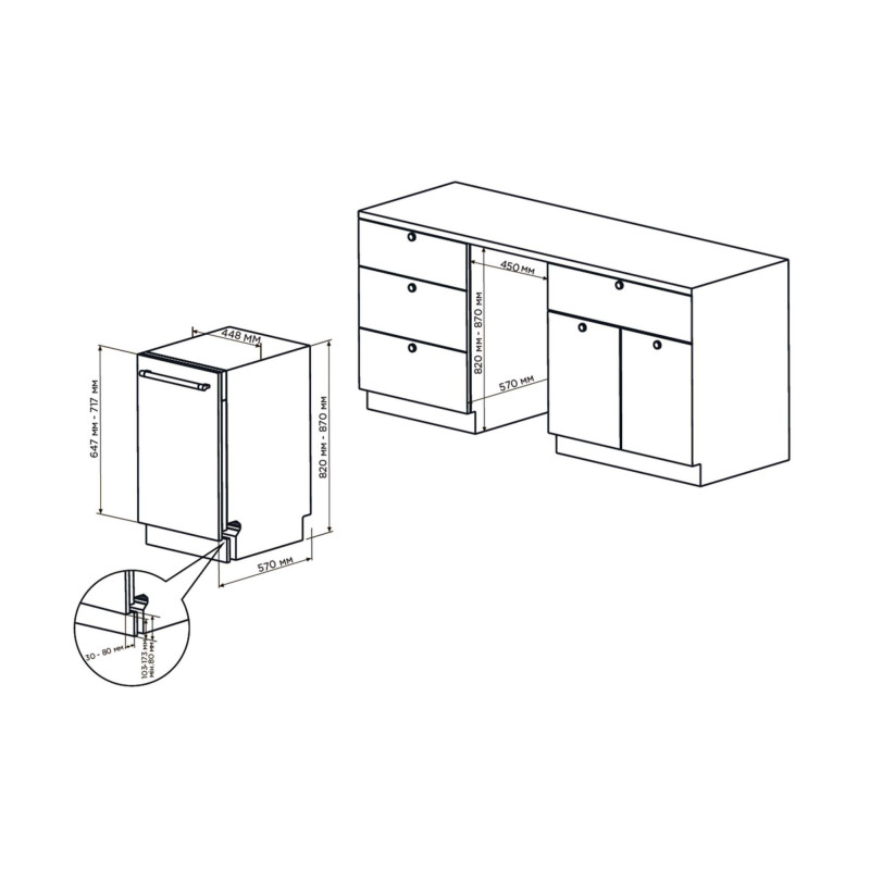 Посудомийна машина Vestel DWIIS1E6A1W