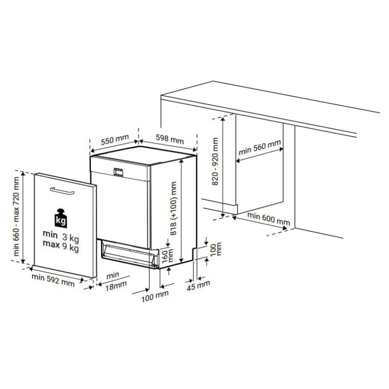 Посудомийна машина Beko BDIN25324