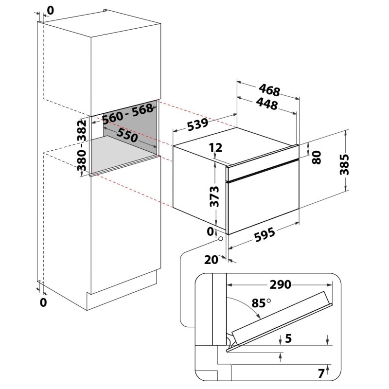 Мікрохвильова піч Whirlpool WMD54MB