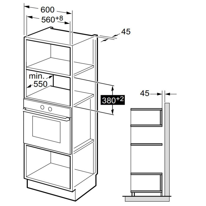 Мікрохвильова піч INTERLINE MWC 320 SSG BA