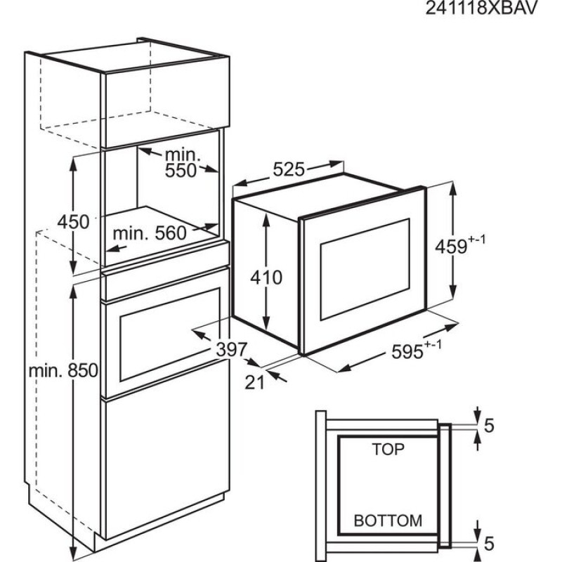 Мікрохвильова піч AEG TB6SM261FB