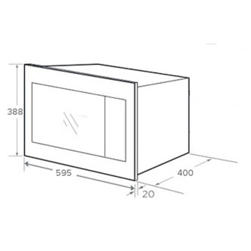 Мікрохвильова піч Interline MWG 725 ESA BB