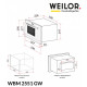 Мікрохвильова піч Weilor WBM 2551 GW