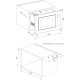 Вбудована свч піч Interline MWS 420 ESA BA